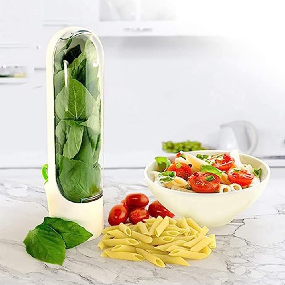 White Plastic Herb Food Storage Container (3 Count) NWT - Picture 10 of 11